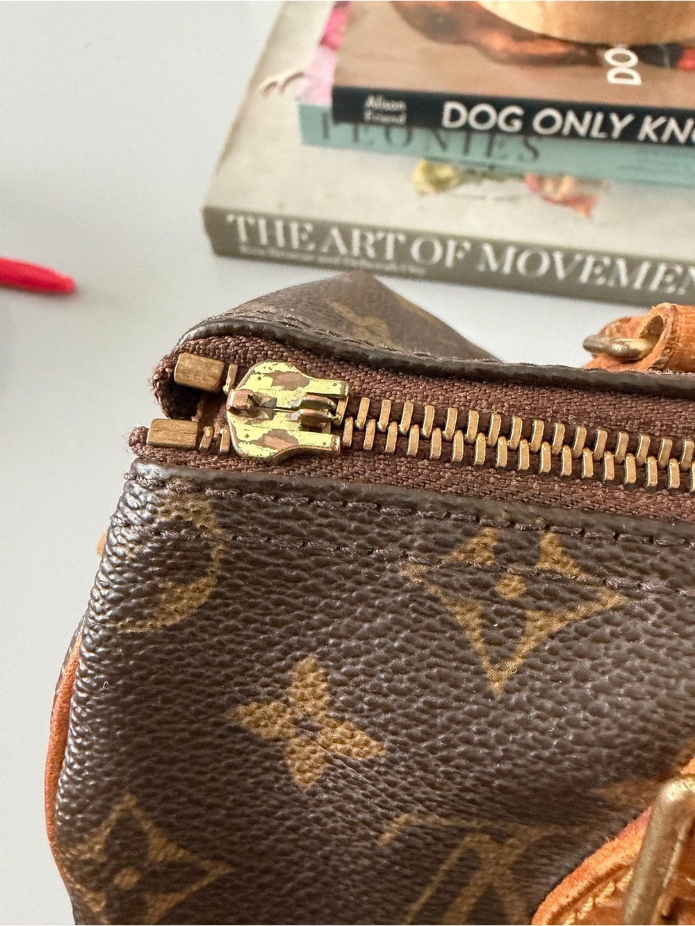 Louis Vuitton Monogram Top Handle Satchel - Brown/Tan - Picture 6 of 16
